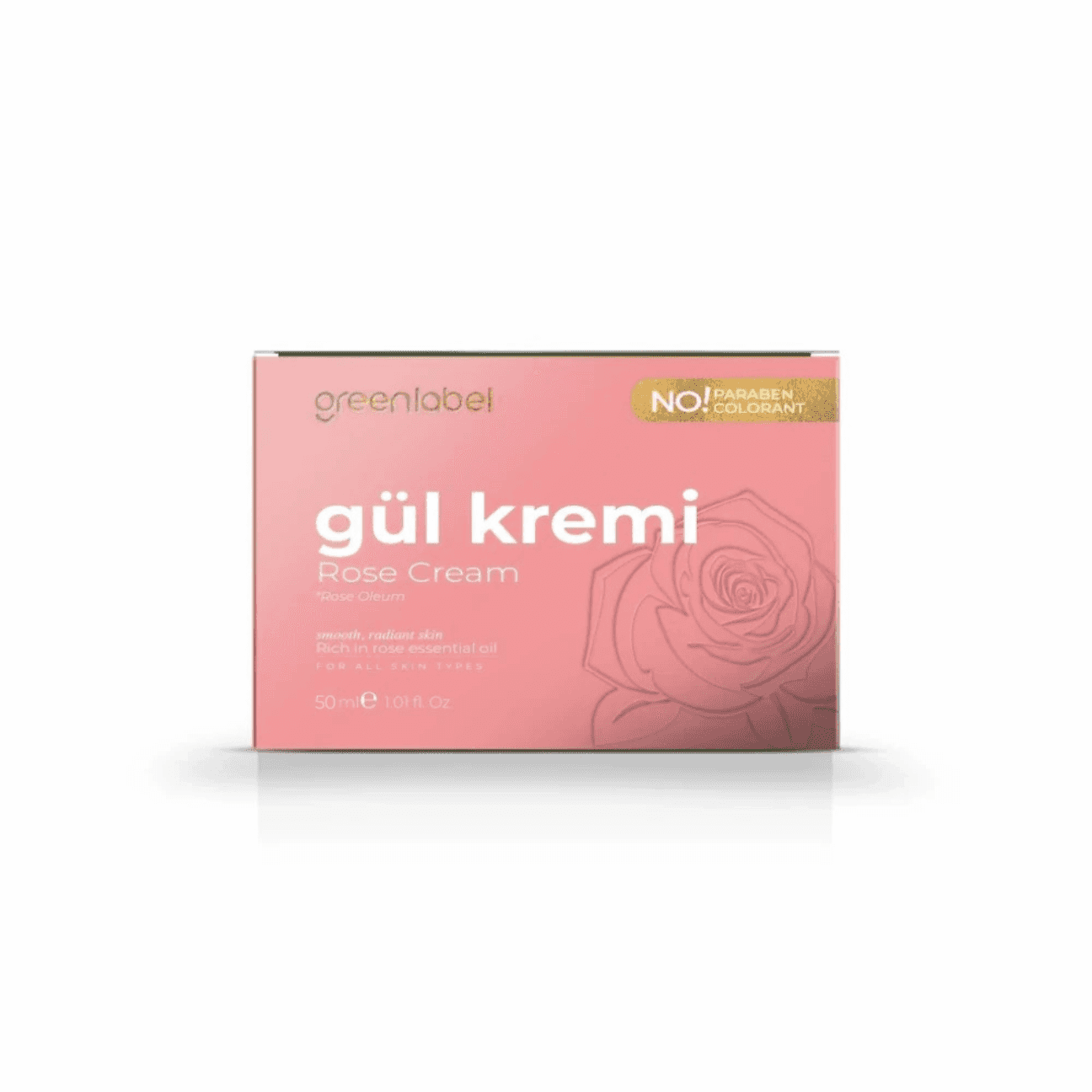 Greenlabel Gül Yağı Özlü Krem Nemlendirme ve Besleme 50 mL x 12 Adet