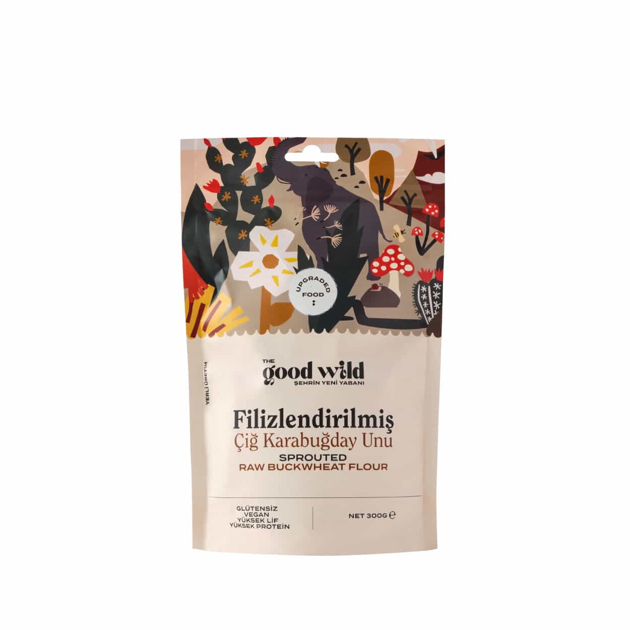 The Good Wild Filizlendirilmiş Çiğ Karabuğday Unu 300 g