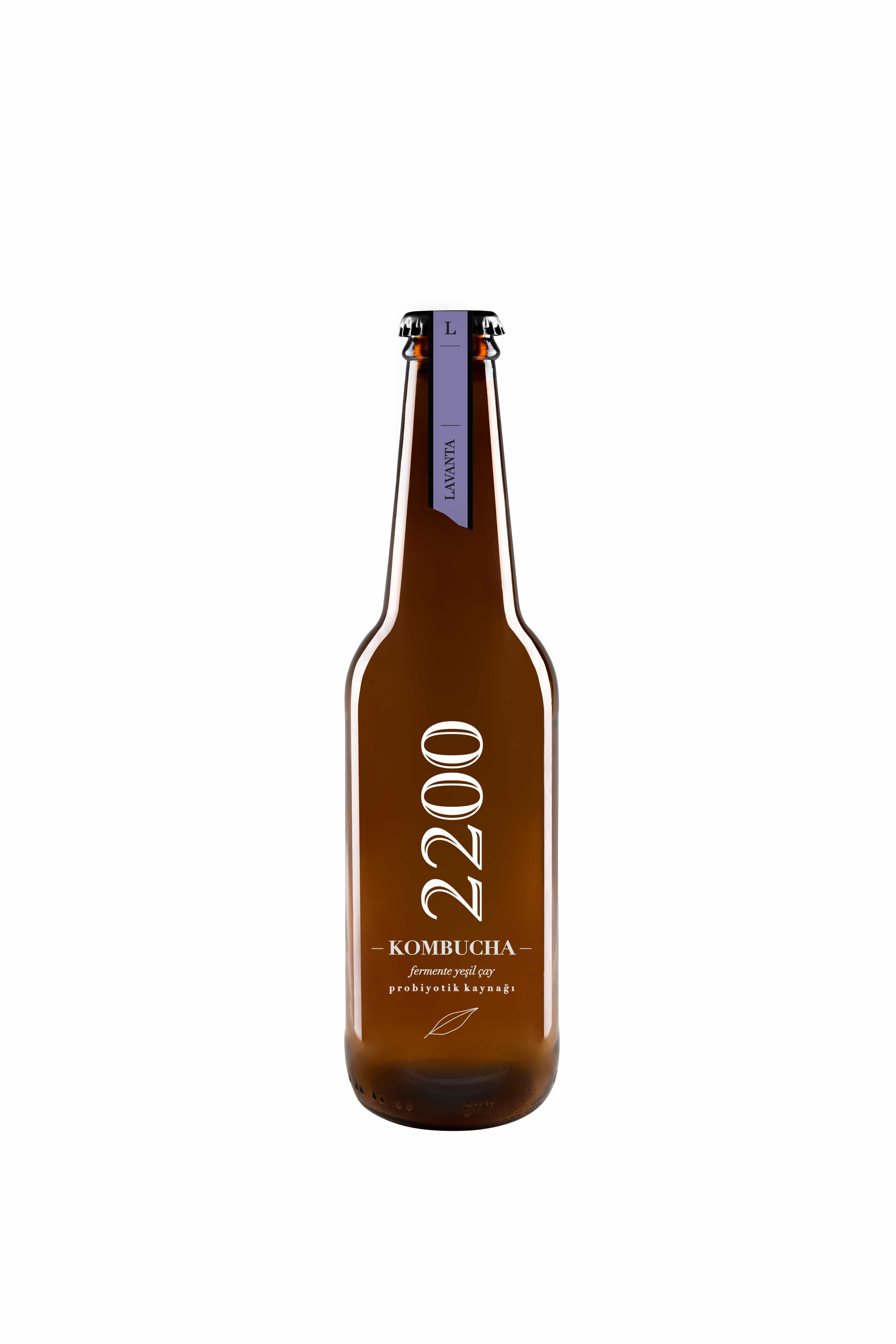 Kombucha 2200 Lavanta Fermente Yeşil Çay 330 mL