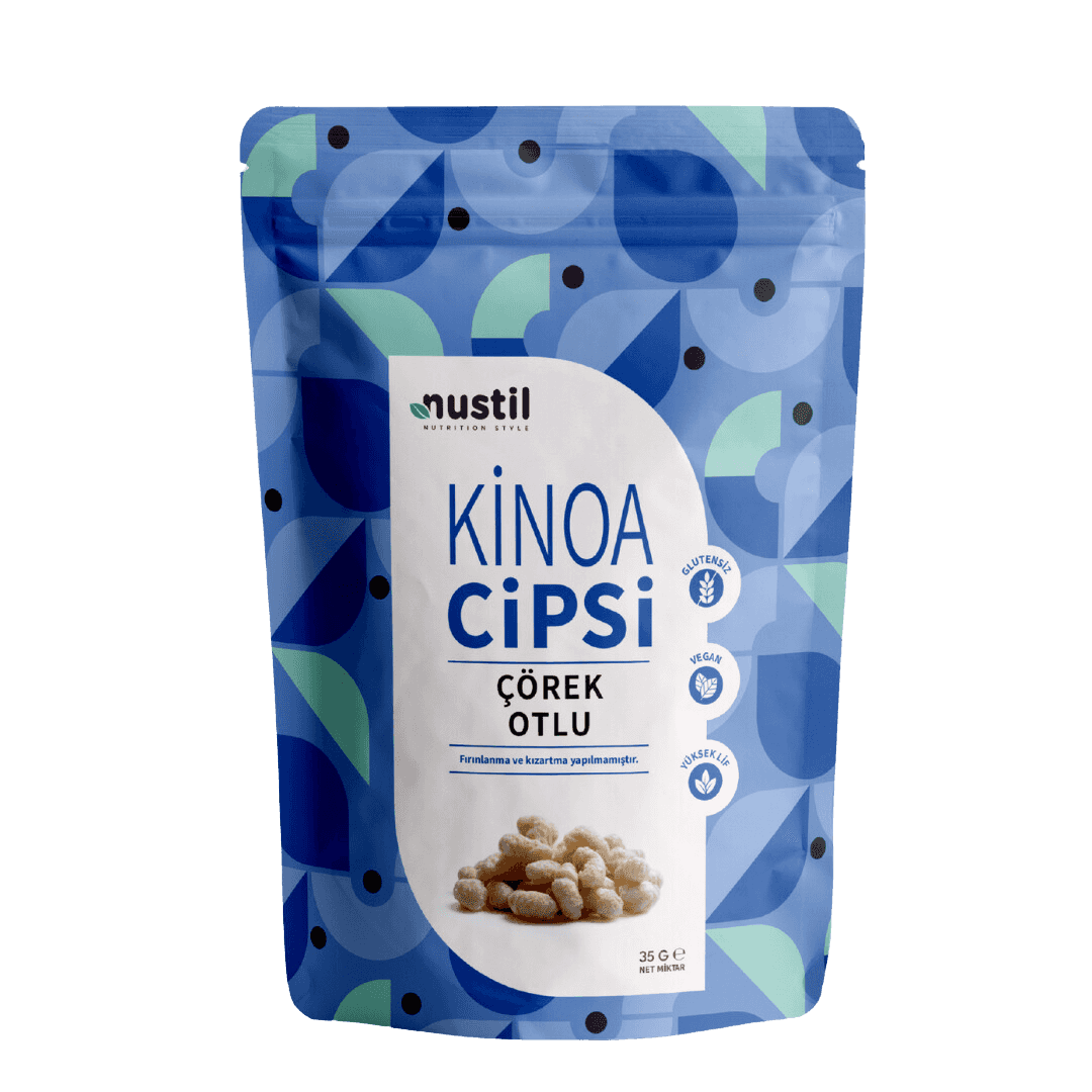 Nustil Glutensiz Kinoa Cipsi Çörekotlu 35 g x 12 Adet