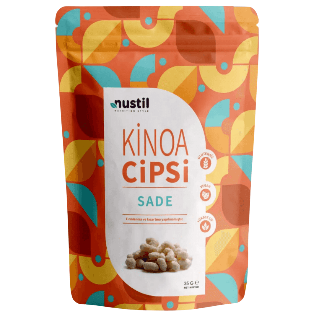 Nustil Glutensiz Kinoa Cipsi 35 g x 12 Adet