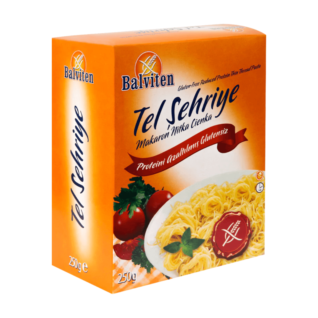 Balviten Glutensiz ve Düşük Proteinli Tel Şehriye - Makaron Nitka Cienka 250 g x 6 Adet